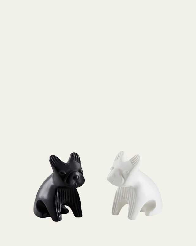 French Bulldog Salt & Pepper Shakers in Black & White